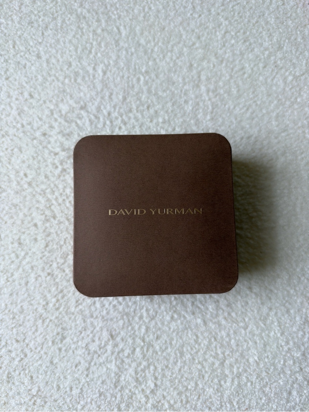 David Yurman Brown Jewelry Box - Men or Women Accessories, Dustbag & Ribbon